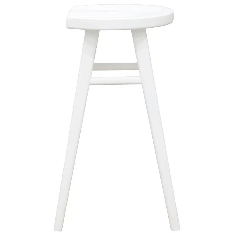 Scandinavian Timber Kitchen Counter Stool (White) - Home & Garden > Home & Garden Others