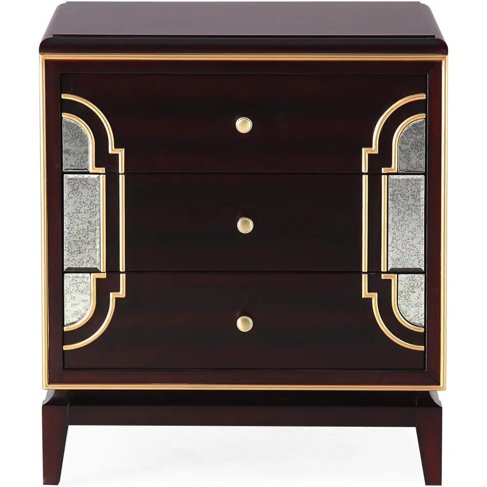 Scarlet 4pc King Bed Frame Bedroom Suite Bedside Tallboy Package Set - Timber - Furniture > Bedroom > Beds & Bed Frames