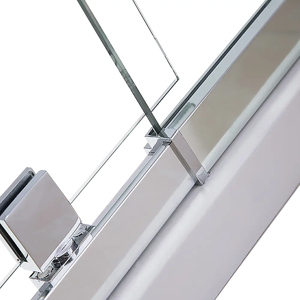 Semi Frameless Shower Screen (82~90)x 195cm & (98~101)x 195cm Side AS/NZS Glass - Furniture > Bathroom > Shower Heads &