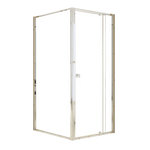 Semi Frameless Shower Screen (82~90)x 195cm & (98~101)x 195cm Side AS/NZS Glass - Furniture > Bathroom > Shower Heads &