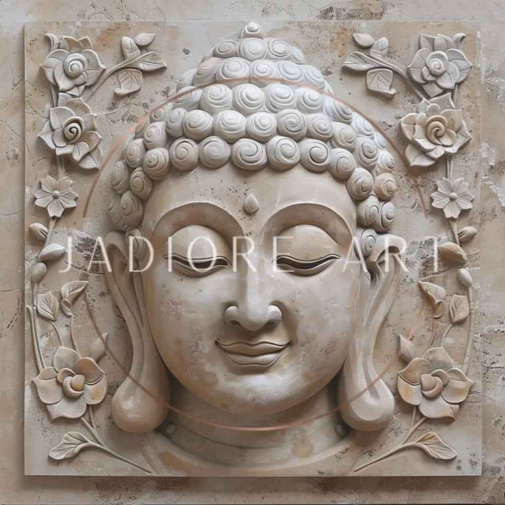 Serene Stone Buddha