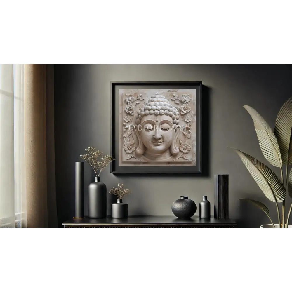 Serene Stone Buddha