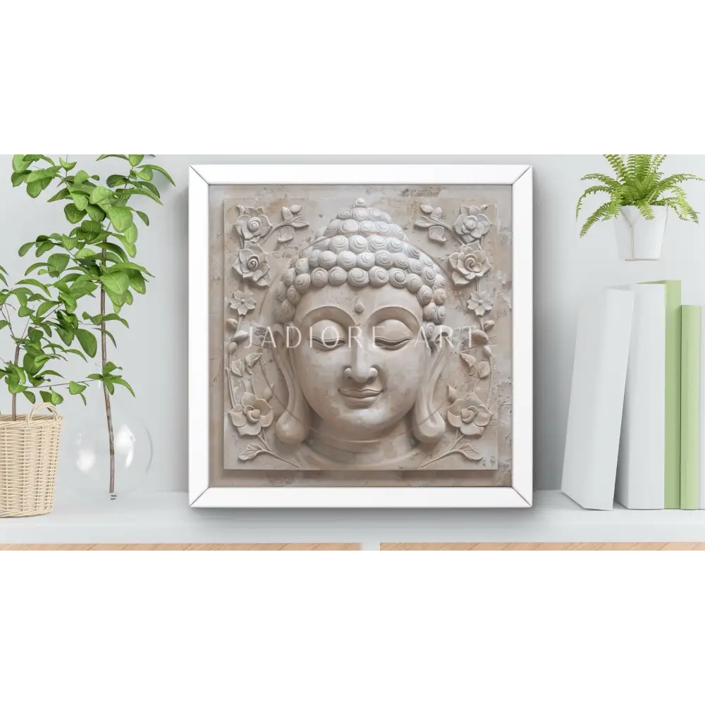Serene Stone Buddha