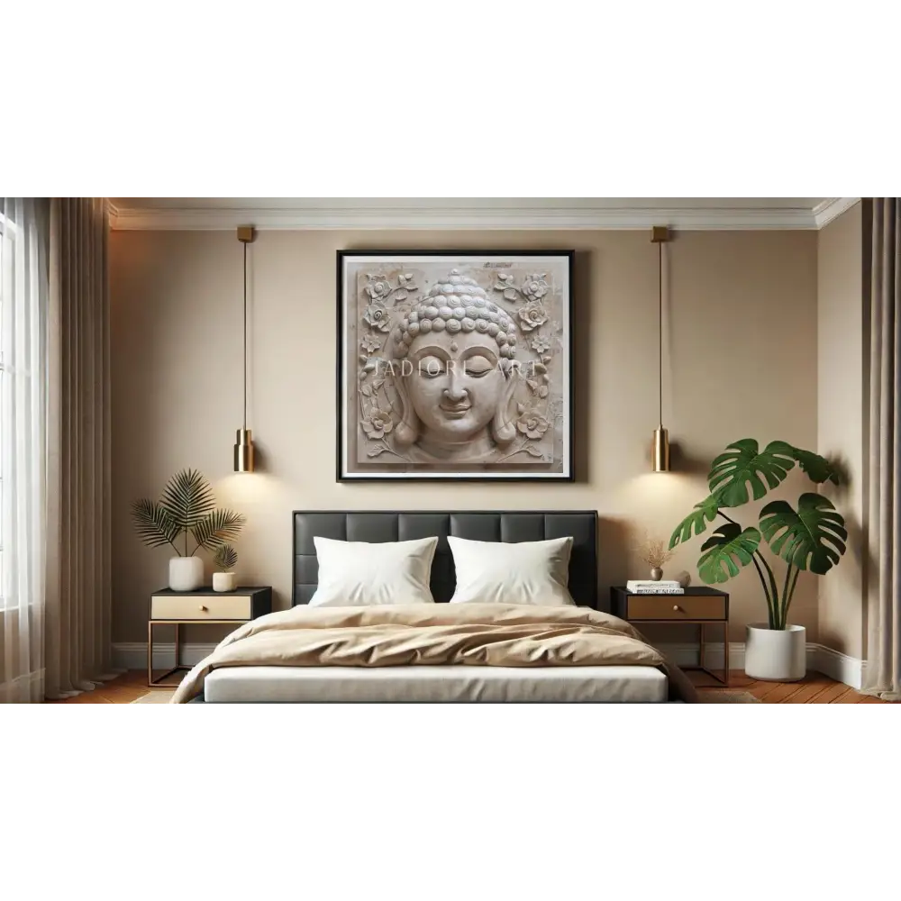 Serene Stone Buddha