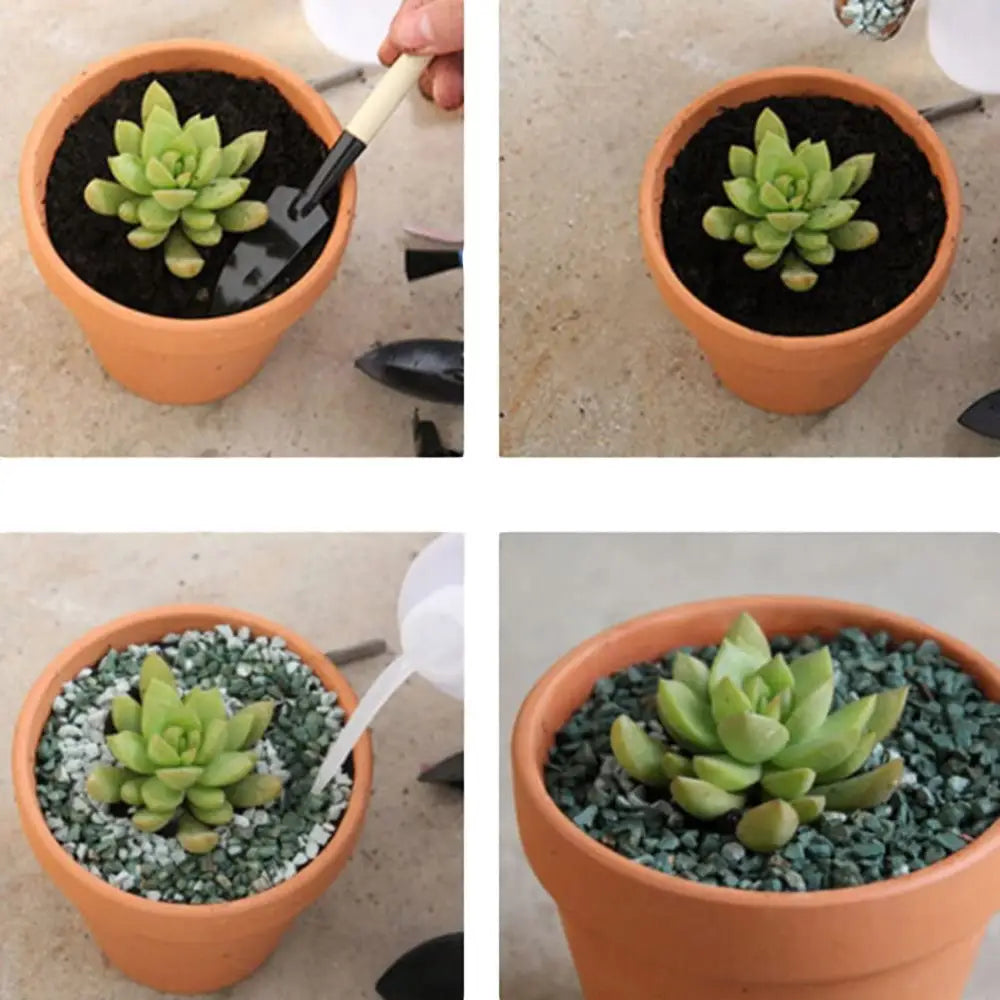 10x 5cm Flower Pot Pots Clay Ceramic Plant Drain Hole Succulent Cactus Nursery Planter - Home & Garden > Garden
