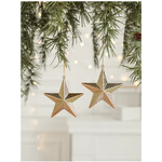 Set of 10 Christmas Ornaments -Gold & Rose Gold Holiday Tree Decorations - Occasions > Christmas > Christmas Decorations