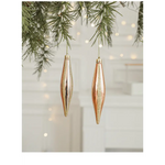 Set of 10 Christmas Ornaments -Gold & Rose Gold Holiday Tree Decorations - Occasions > Christmas > Christmas Decorations