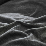 Set of 2 100% Jersey Cotton Soft Breathable Stretchy Standard Pillowcase - Black Marble - Home & Garden > Bedding >