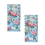 Set of 2 Jardin Peony Cotton Kitchen Tea Towels 50 x 70 cm - Home & Garden > Kitchenware