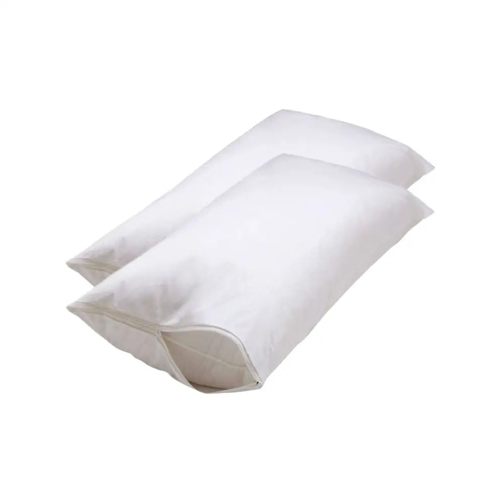 Set of 2 Stain Resistant Pillow Protectors King - Home & Garden > Bedding