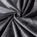 Set of 2 Super Soft Corduroy Velvet Standard Pillowcase - Charcoal - Home & Garden > Bedding > Pillowcases