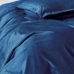 Set of 2 Super Soft Corduroy Velvet Standard Pillowcase - Navy Blue - Home & Garden > Bedding > Pillowcases
