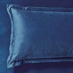 Set of 2 Super Soft Corduroy Velvet Standard Pillowcase - Navy Blue - Home & Garden > Bedding > Pillowcases