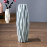 Set of 3 Creative Plastic Camellia Vases for Wet and Dry Decor - Blue - Home & Garden > Decor > Vases & Table Decor