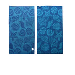 Set of 4 Imperfect Jacquard Terry Beach Towels Star Fish - Home & Garden > Bathroom Accessories