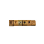 Set of 6 Bamboo Napkin Ring Living and Dinning - Home & Garden > Kitchenware
