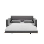 SHASA 2 Seater Pull-out Sofa bed Grey celadon - Furniture > Sofas