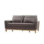 SHASA 2 Seater Pull-out Sofa bed Grey taupe - Furniture > Sofas