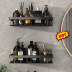 Shelf Bathroom Shower Caddy Organiser Storage Corner Rack Shampoo Soap Holder AU - Home & Garden > Bathroom Accessories