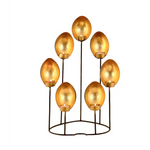 Shell Shape Tealight Black Gold Candle Holders - Home & Garden > Decor