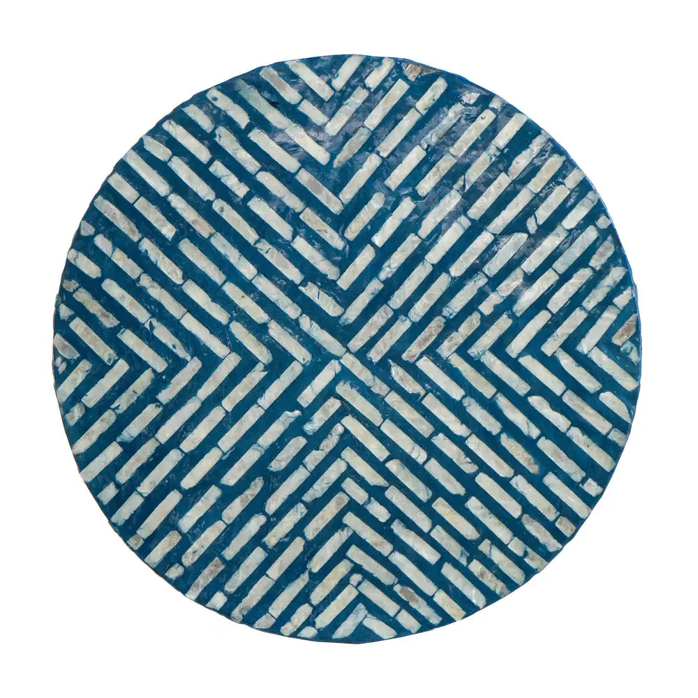 SHELL STOOL/SIDE TABLE - Furniture > Living Room > Side Tables