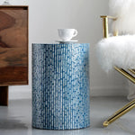 SHELL STOOL/SIDE TABLE - Furniture > Living Room > Side Tables