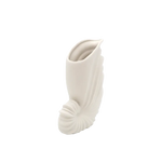 Shell White Ceramic Vase - Home & Garden > Decor