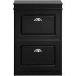 Shoe Cabinet 2 Drawers Storage Cupboard Black - Furniture > Living Room > Shoe Storage