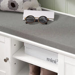 Shoe Cabinet Bench White - Furniture > Living Room > Shoe Storage