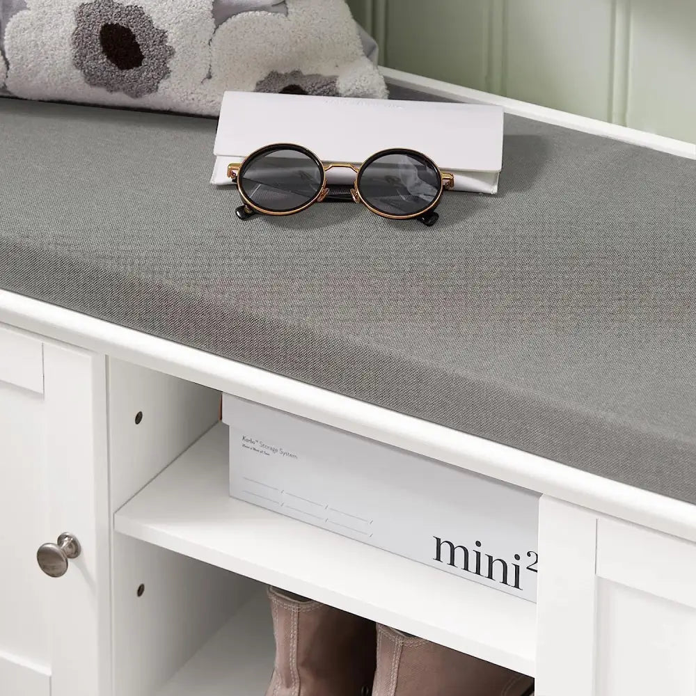Shoe Cabinet Bench White - Furniture > Living Room > Shoe Storage