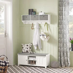 Shoe Cabinet Bench White - Furniture > Living Room > Shoe Storage