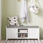 Shoe Cabinet Bench White - Furniture > Living Room > Shoe Storage