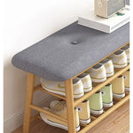 Shoe Stool Storage Rack Cabinet Multifunctional Space Saving - Furniture > Office