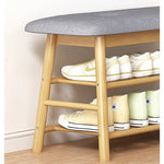 Shoe Stool Storage Rack Cabinet Multifunctional Space Saving - Furniture > Office