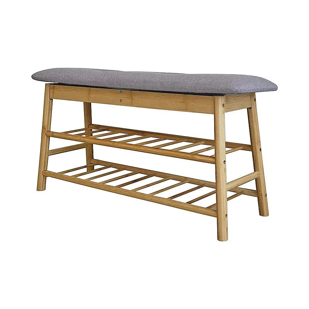 Shoe Stool Storage Rack Cabinet Multifunctional Space Saving - Furniture > Office