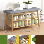 Shoe Stool Storage Rack Cabinet Multifunctional Space Saving - Furniture > Office