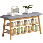 Shoe Stool Storage Rack Cabinet Multifunctional Space Saving - Furniture > Office