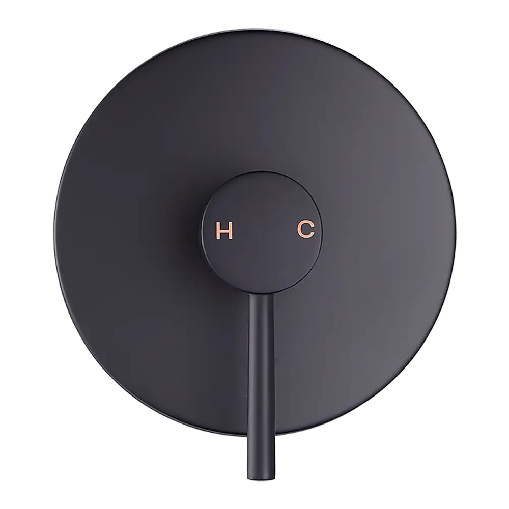 Shower Bath Mixer Tap Bathroom Electroplated Matte Black - Furniture > Bathroom > Tap & Sink Accessories