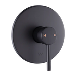 Shower Bath Mixer Tap Bathroom Electroplated Matte Black - Furniture > Bathroom > Tap & Sink Accessories