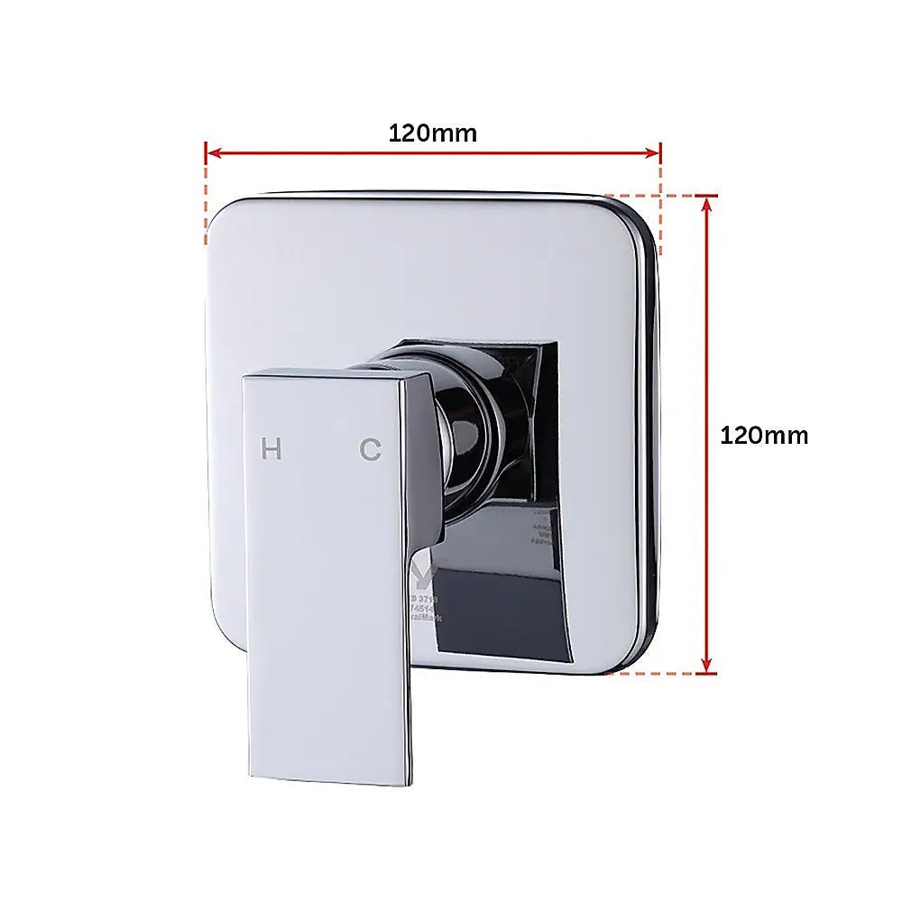 Shower Bath Mixer Tap Bathroom WATERMARK Approved - Chrome - Furniture > Bathroom > Tap & Sink Accessories