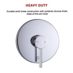 Shower Bath Mixer Tap Bathroom WATERMARK Approved - Chrome - Furniture > Bathroom > Tap & Sink Accessories