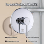 Shower Bath Mixer Tap Bathroom WATERMARK Approved - Chrome - Furniture > Bathroom > Tap & Sink Accessories