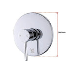 Shower Bath Mixer Tap Bathroom WATERMARK Approved - Chrome - Furniture > Bathroom > Tap & Sink Accessories