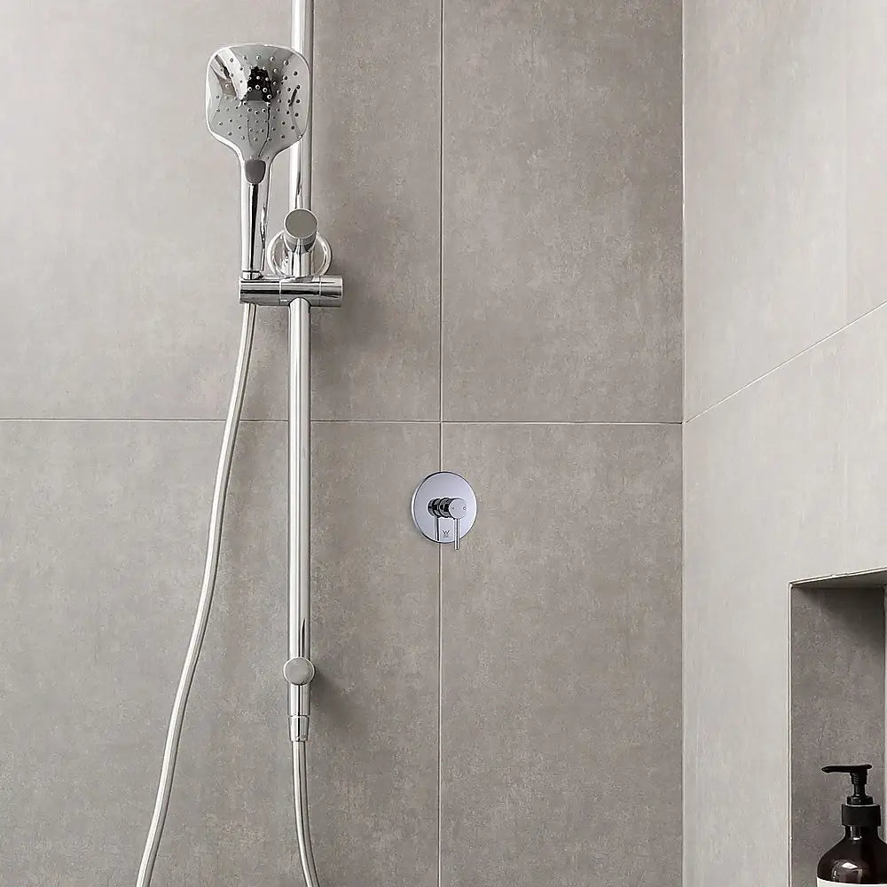 Shower Bath Mixer Tap Bathroom WATERMARK Approved - Chrome - Furniture > Bathroom > Tap & Sink Accessories