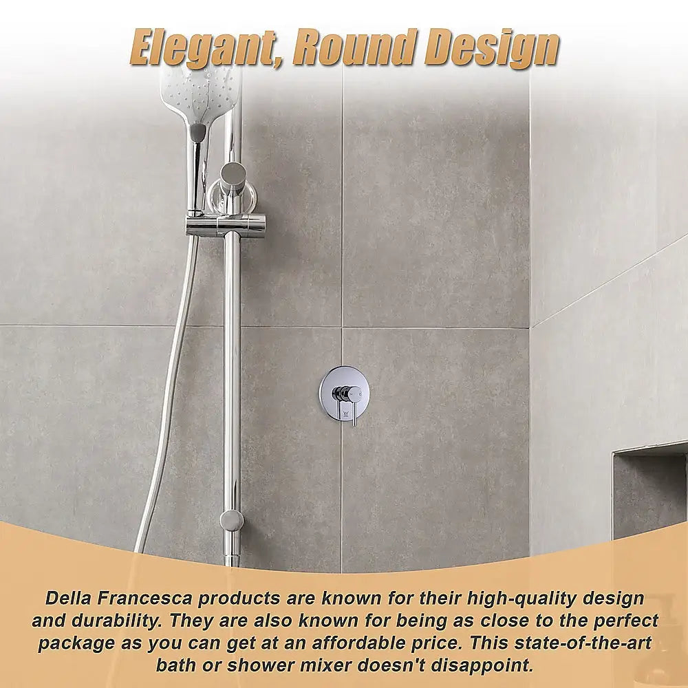 Shower Bath Mixer Tap Bathroom WATERMARK Approved - Chrome - Furniture > Bathroom > Tap & Sink Accessories