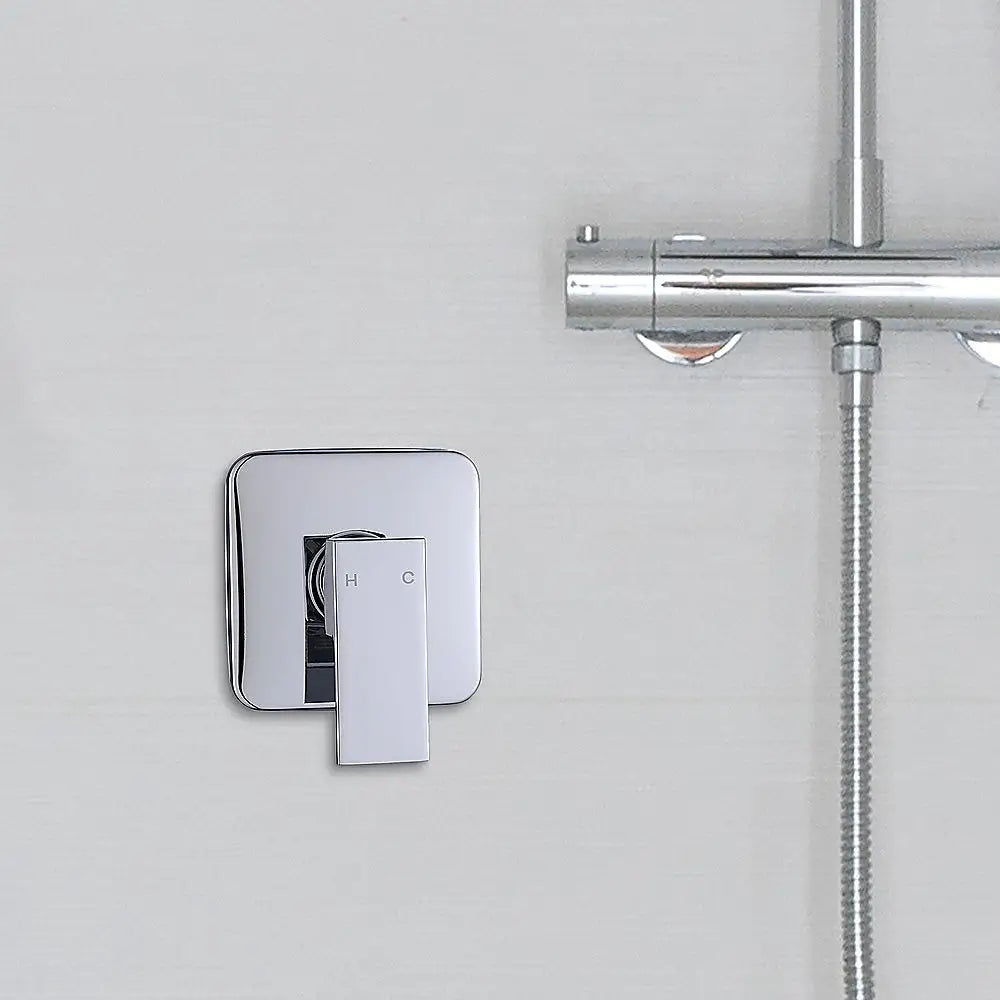 Shower Bath Mixer Tap Bathroom WATERMARK Approved - Chrome - Furniture > Bathroom > Tap & Sink Accessories