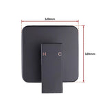 Shower Bath Mixer Tap Bathroom WATERMARK Approved - Electroplated Matte Black - Furniture > Bathroom > Tap & Sink