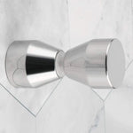 Shower Glass Door Knob Bathroom Round Back-to-Back Handle Pull 304 Brushed Nickel - Home & Garden > DIY > Kitchen &