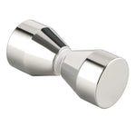 Shower Glass Door Knob Bathroom Round Back-to-Back Handle Pull 304 Brushed Nickel - Home & Garden > DIY > Kitchen &