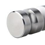 Shower Glass Door Knob Bathroom Round Back-to-Back Handle SUS304 Brushed Nickel - Home & Garden > DIY > Kitchen &